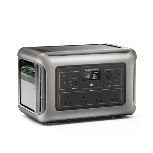 ALLPOWERS Portable Power Station R3500, 3168Wh LiFeP04 Battery/ 1.5 Hour Fast Charging, Up To 3500W Output, UPS Solar Generator, Outdoor Generator for Camping, Off-grid, Power Outage, RV ALLPOWERS Portable Power Station R3500, 3168Wh LiFeP04 Battery/ 1.5 Hour Fast Charging, Up To 3500W Output, UPS Solar Generator, Outdoor Generator for Camping, Off-grid, Power Outage, RV