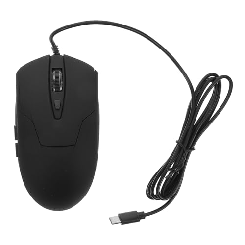 NAMOARLY Souris Stable 6 Boutons, 4 Niveaux de Dpi 800-2400 USB-c Filaire Ergonomique avec pour PC et Laptop Gaming