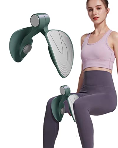 ZTOONE Verbesserter Oberschenkelmeister, Kegel-Trainer, Beckenboden, Muskeltraining, Hüftmuskulatur, Innerer Oberschenkeltrainer, Korrektur, schöner Gesäß für Frauen (dunkelgrün) Cover