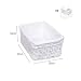 Woodluv, Cesta Mediana de Mimbre, 15,5 x 35 x 24,5 cm, Color...