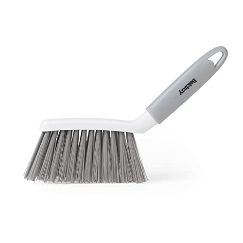 Beldray LA082664UFEU7 antibakterielles handfeger und Schaufel, Klein Besen mit weichen kratzfrei Borsten, Kehrschaufel mit Gummilippen, platzsparendes Kehrbürste mit Kehrschaufel, Kompaktbauweise