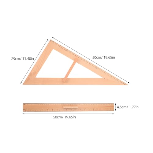 Outil de mesure couture en bois pour tracer sans dévier - 2