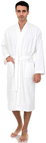 TowelSelections Mens Robe, 100% Cotton Terry Cloth Bathrobe, Soft Kimono Bath Robe for Men XS-4X