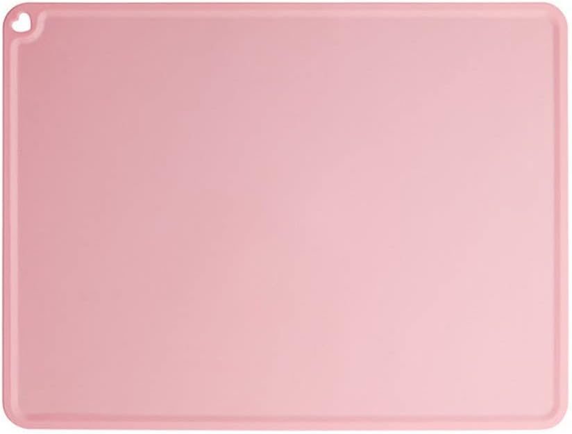 Love Dream Silicone Pet Feeding Mat with Lip, Cat & Dog Food Mat for Floors