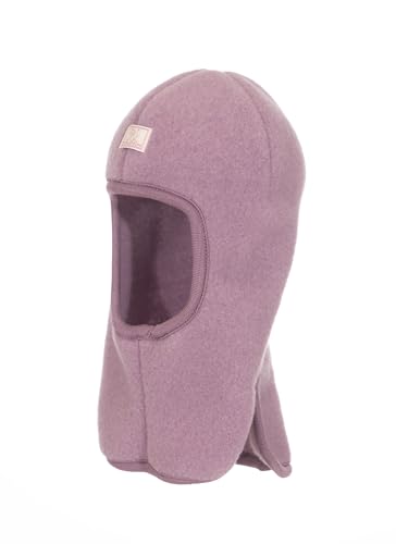 Pickapooh Hat 100% Merino Wool Balaclava Baby Boy Girl Children Fleece Winter Sturmhaube (52 cm (20,5 in), Pink)