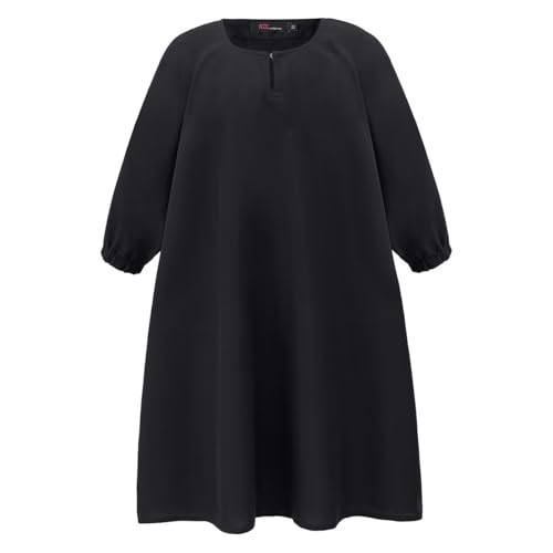 Vestido abaya negro de niña túnica islámica modesta infantil