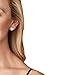 Michael Kors Stainless Steel and Pavé Crystal Signature Heart Stud Earrings for Women, Color: Silver (Model: MKJ3966040)