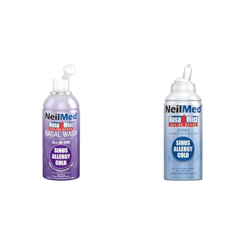 NeilMed NasaMist All in One Multi Purpose Saline Spray and Nasamist Saline Spray