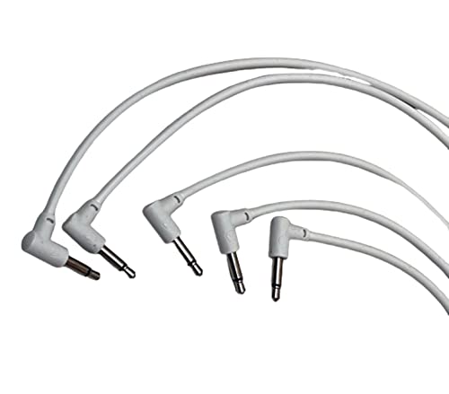 Câble patch Eurorack Luigis M-PAR blanc pour sublimer vos sessions live