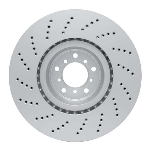 Dynamic Friction Company Brake Rotor For 2006-2010 Bmw M5 M6 Front Drilled Di...