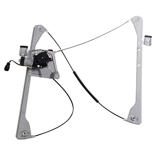 Image of TRQ Front Right Power Window Regulator & Motor Assembly Passenger Side Compatible with 2002-2007 Buick Rendezvous 2001-2005 Pontiac Aztek