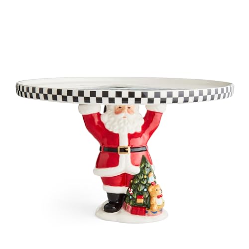Spode Figural Santa Cake Plate - 11 Spode Figural Santa Cake Plate - 11