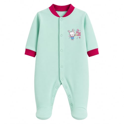 Image of EIO 100% Cotton Baby Rompers Sleepsuits Jumpsuits Night Suits for Newborn Baby Boys & Girls | Soft Infant Bodysuit | Pack of 3 Kids Rompers