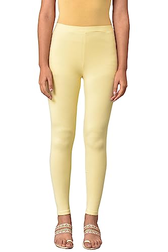 Image of W for Woman Women's Regular Fit High Rise Coral Cotton Jersey Tights