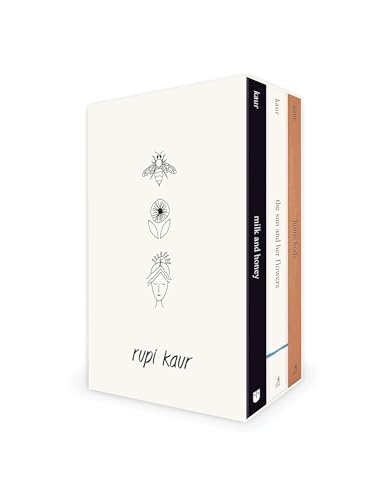 Rupi Kaur Trilogy 3 Books Collection Box Set (Milk and Honey, The Sun and Her Flowers, Home Body)