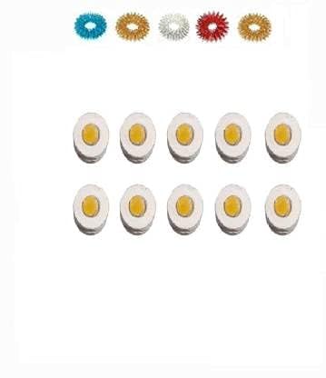 Image of acupressure Health Care System Chakra Magnet Set Of 10 (1 cm, Assorted)