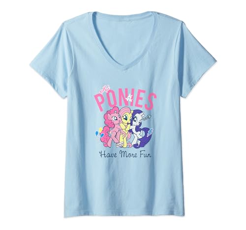 T-shirt My Little Pony col en V pour revivre la magie de l'enfance