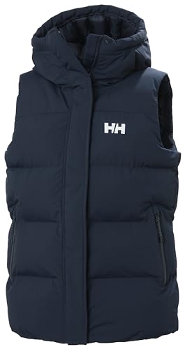 Helly-Hansen W ADORE PUFFY VEST - Leichte isolierte Damen-Weste, ideal für Outdoor-Aktivitäten, 597 Marineblau, Medium