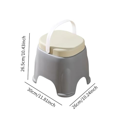 Image of Foot Rest with Handle Cartoon Portable Short Stool for Household Home Garage | Furniture | Benches & Stools