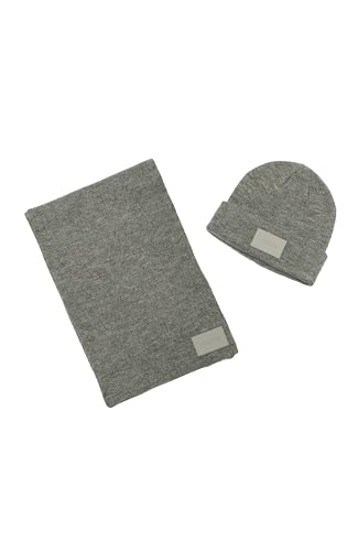 Juego de Gorro y Bufanda para Hombre Calvin Klein con Logo de Silicona