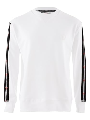 Carlo Colucci Basic Sweatshirt Weiß L