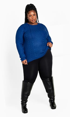 Image of Avenue Women's Cable Knit Full Sleeves Sweater