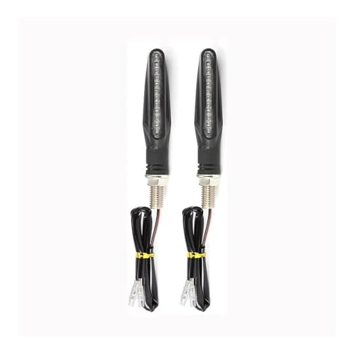 Clignotants LED pour moto 12V momt Lot de 2 feux arrière noirs indispensables pour motards