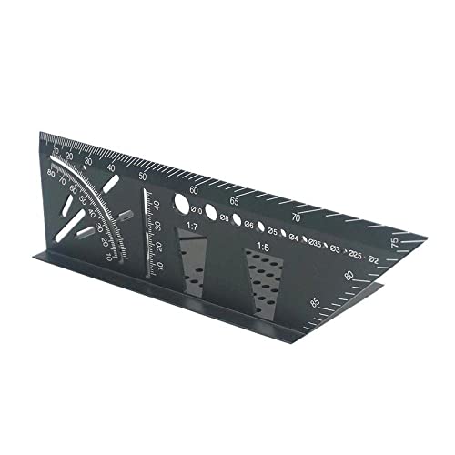 Calibrador angular multifuncional 3D aluminio 90 grados miniatura 2