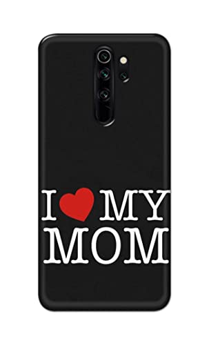 Image of PRINTFIDAA I Love My Mom Hard Back Cover for Redmi Note 8 Pro Back Cover -(P6) KAT1006