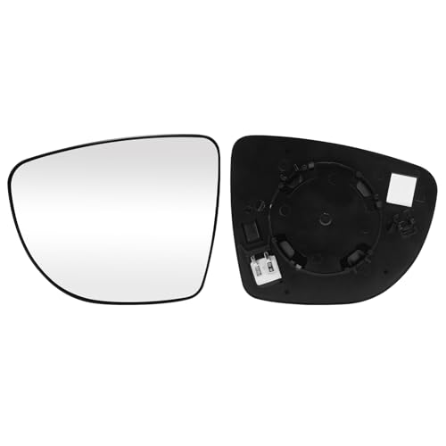 TTCR-II Compatible avec Verre Rétroviseur Renault Clio IV/Captur/Zoe 2012-2020, Côté Conducteur Verre Miroir Chauffant Remplacer Nissan Micra 2017-2021,...