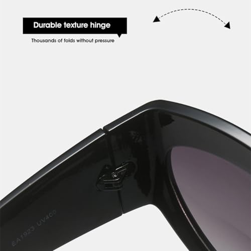 Lunettes œil de chat de qualité supérieure avec verres creux rétro chic - 5