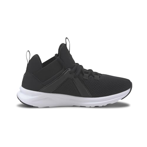 Image of Puma Women's Enzo 2 WN's Black White Running Shoe-4 Kids UK (19325601)