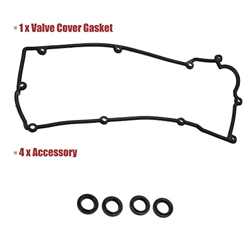 Image of X AUTOHAUX 1 Set VS50593R Engine Valve Cover Gasket for Hyundai Accent Base 2003-2004 for Hyundai Accent GL 2001-2004