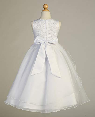 First Communion Dresses for Girls 7-16 Holy 1st Communion Dress White Vestidos de Primera Comunion para Niñas Plus Size3