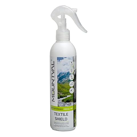 Mountval Textile Shield - Impermeabilizante en Aerosol para Clima Húmedo y Prendas de Senderismo Cover