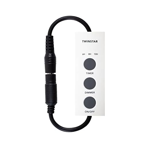 TWINSTAR Controller mit Timer und Dimmer für Aquarium-Licht | 5-24 VDC und bis zu 150 W | Hergestellt in Südkorea