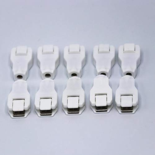 Sino-K Lot de 10 clips électrodes multi-usages ECG/EKG pour 3.0/4.0/Snap/Grabber/Tab