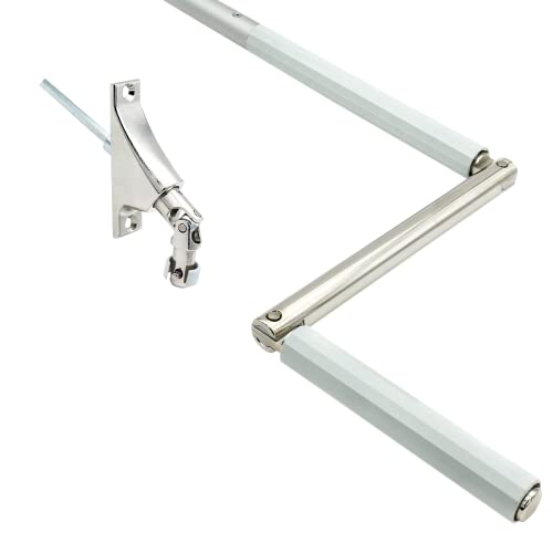 Rolllra Gelenk-Markisenkurbel 120cm Silber