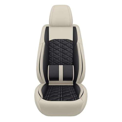 Housse de siège en cuir PU beige pour Benz Classe C | Luxe durable