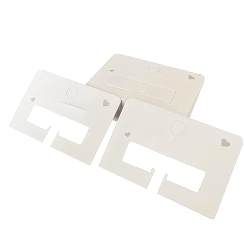 100 tarjetas de exhibición de pinzas para el cabello, lazo para el cabello, tarjetas de embalaje de horquilla, accesorios para el cabello, soporte