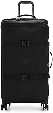 Kipling Women’s Spontaneous 31-inch Softside Spinner Wheel Luggage, Integrated TSA Accepted Lock, Black Noir, Checked-Large