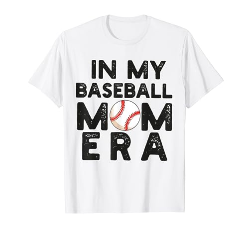 In My Baseball Mom Era Divertido Béisbol Mamá Madre Camiseta