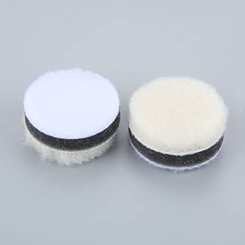 30 pièces laine tampon de polissage pour polisseuse Machine épilation à la cire polissage voiture peinture soin polisseuse tampons pour voiture polisseuse 1 pouce