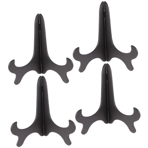 Healifty 4 pièces Présentoir Assiettes Plastique Support Cadre Photo pour Mariage Cuisine Bureau Salon