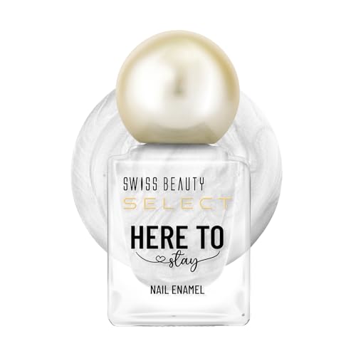 Image of Swiss Beauty Select Here to Stay Nail Enamel with High gloss finish | Waterproof & Long-Lasting | Non - stain chip resistant | Shade- Sheer Pearl, 12ml |