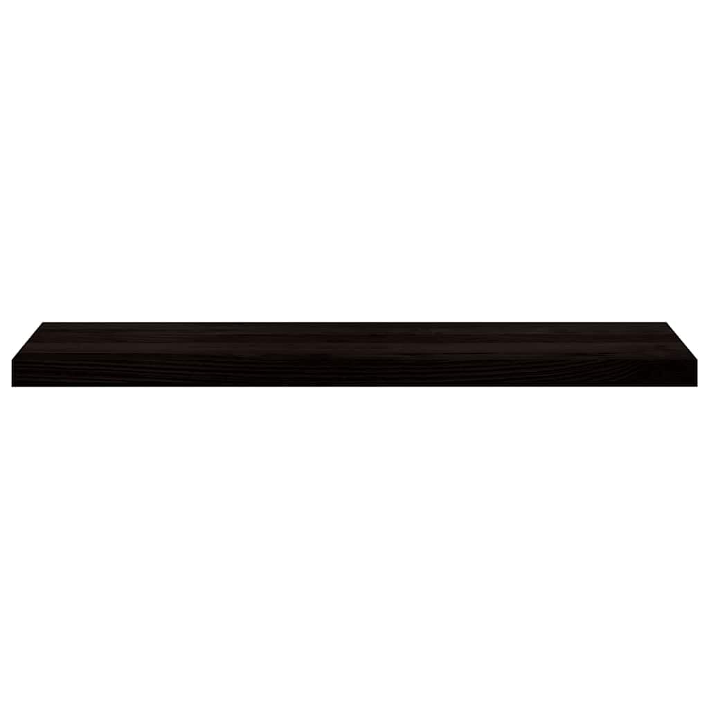 Générique 2-częściowe stopnie schodowe z litego dębu ciemnobrązowego 100 x 30 x 2 cm, solidne drewniane stopnie na schody i parapet