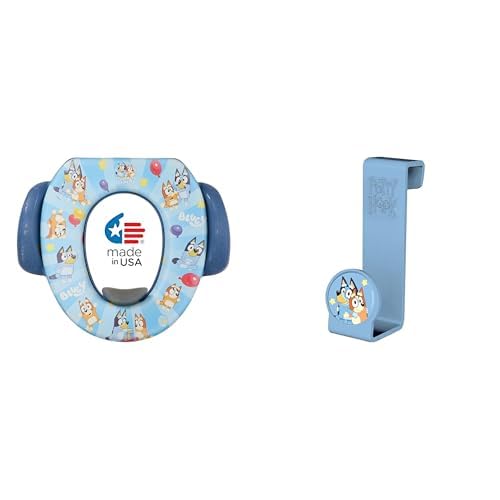 Bluey Soft Potty Training Toilet Seat and Bluey Potty Storage Hook