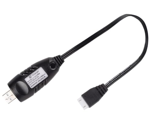 Cargador de Batería LiPo 11.1V Cable de Carga 30cm | Cable de Carga USB para Batería LiPo 3S con Conector XH 4P para RC Auto Dron Barco Quadcopter