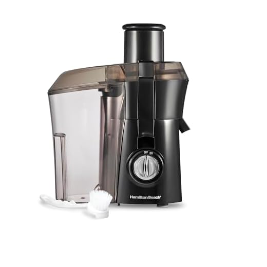 Hamilton Beach Juicer Machine, Big Mouth 3” Feed Chute, Centrifugal, Easy to Clean, BPA Free, 800W, (67601A), Black