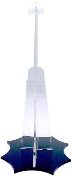 Display Stand Compatible with LEGO 76161 1989 Batwing – Vertical Angled Display – Set Not Included